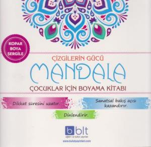 Çizgilerin Gücü - Mandala Çocuklar İçin Boyama Kitabı