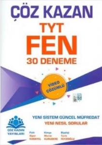 Çöz Kazan TYT Fen Bilimleri 30 Deneme Sınavı-YENİ