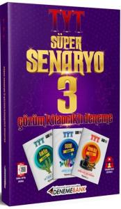 DenemeBank TYT Süper Senaryo 3 - Çözüm Kitapçıklı Deneme 2021 YENİ
