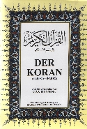 Der Koran; Kur'ân-ı Kerîm ve Almanca Meali (orta boy, şamua kâğıt, ciltli)
