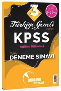 Doktrin KPSS Eğitim Bilimleri Türkiye Geneli 3 Deneme Sınavı-YENİ