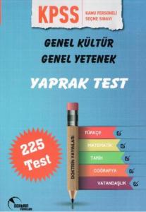 Doktrin KPSS Genel Kültür Genel Yetenek 225 Adet Yaprak Test 2020-YENİ