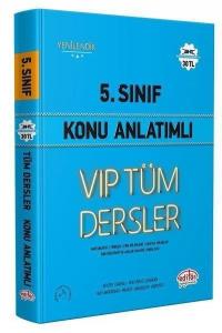 Editör 5. Sınıf VIP Tüm Dersler Konu Anlatımı Mavi Kitap 2022-YENİ