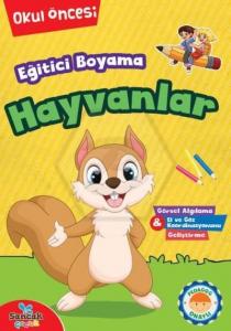 Eğitici Boyama-Hayvanlar