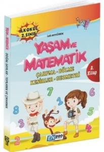 Enpro İlkokul 2. Sınıf 2. Kitap-Çarpma Bölme Kesirler Geometri-Yaşam ve Matematik-YENİ