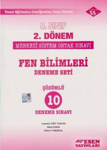 Esen 8. Sınıf 2. Dönem Fen Bilimleri Deneme Seti Çözümlü 10 Deneme Sınavı