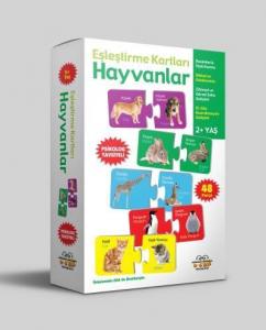 Hayvanlar - Eşleştirme Kartları (2+ Yaş)