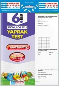 Evrensel 6. Sınıf Matematik Konu Özetli Yaprak Test YENİ