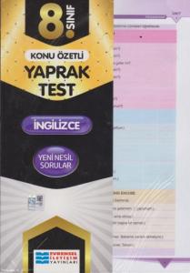 Evrensel 8. Sınıf İngilizce Konu Özetli Yaprak Test 2020-YENİ
