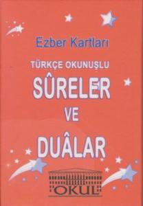 Ezber Kartları Türkçe Okunuşlu Sureler ve Dualar