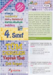 Faktör 4. Sınıf Tüm Dersler Yaprak Testler