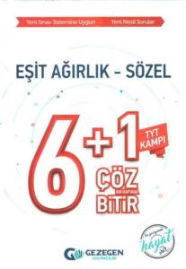 Gezegen TYT Kampı Eşit Ağırlık Sözel 6+1 Çöz Bir Haftada Bitir-YENİ