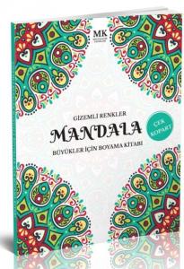Gizemli Renkler Mandala-Büyükler İçin Boyama Ktabı