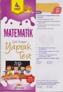 4. Sınıf Matematik Çek Kopar Yaprak Test