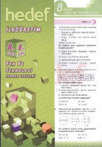 Hedef 8. Sınıf Fen ve Teknoloji Yaprak Testler