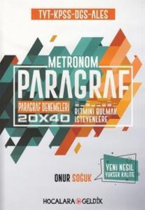 Hocalara Geldik TYT KPSS DGS ALES Metronom Paragraf Denemeleri-20X40 YENİ