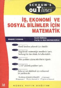 İş Ekonomi ve Sosyal Bilim Öğrencileri Için Matematik