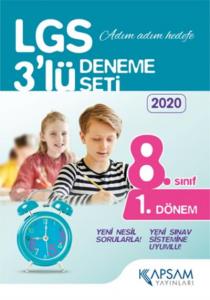 Kapsam LGS 3 lü Deneme Seti 1. Dönem-YENİ