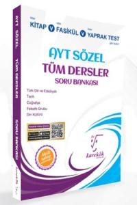 Karekök Yayınları AYT Sözel Tüm Dersler Soru Bankası Karekök