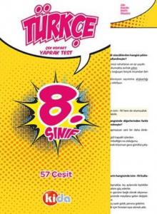 Kida 8. Sınıf Türkçe Çek Kopart Yaprak Test