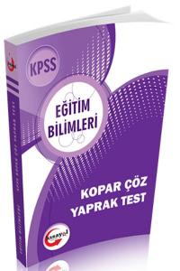 Kısayol KPSS Eğitim Bilimleri Kopar Çöz Yaprak Test