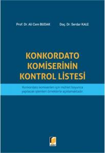Konkordato Komiserinin Kontrol Listesi