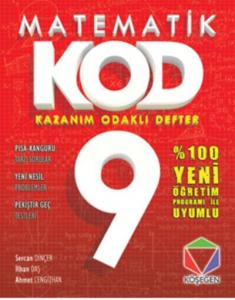Köşegen 9. Sınıf Matematik KOD-Kazanım Odaklı Defter YENİ