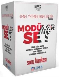 Lider KPSS Genel Yetenek Genel Kültür 5 Kitap Soru Bankası Modüler Set-YENİ