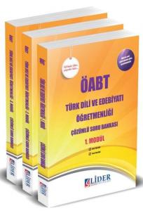 Lider ÖABT Türk Dili ve Edebiyatı Öğretmenliği Çözümlü Soru Bankası Modüler Set