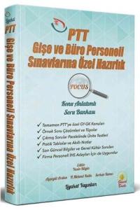 Liyakat PTT Gişe ve Büro Personeli Sınavları FOCUS Konu Anlatımlı Soru Bankası-YENİ