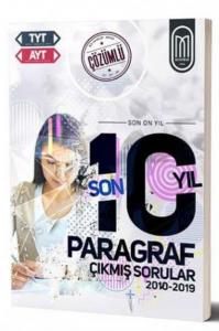 Meg TYT AYT Paragraf Son 10 Yıl Çözümlü Çıkmış Sorular-2010-2019-YENİ