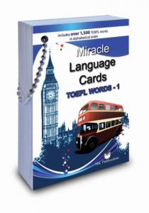 Miracle Language Cards TOEFL Words - 1