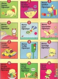 Mırmır'ın Öykülü Boyama Kitapları / 12 Çeşit