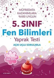 Nar Test 5. Sınıf Fen Bilimleri Yaprak Testi