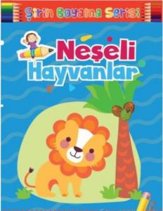 Neşeli Hayvanlar-Şirin Boyama Serisi
