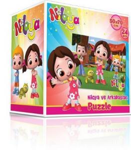 Niloya-Yer Puzzle Niloya ve Arkadaşları 24 Parça
