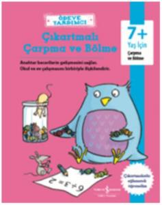 Ödeve Yardımcı Çıkartmalı Çarpma ve Bölme; 7+ Yaş İçin Çarpma ve Bölme