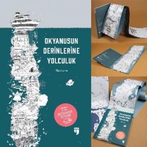 Okyanusun Derinlerine Yolculuk; Dünyanın En Derin Boyama Kitabı