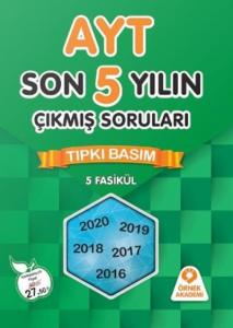 Örnek Akademi AYT Tıpkı Basım Son 5 Yılın Çıkmış Soruları-5 Fasikül 2021 KAMP. YENİ