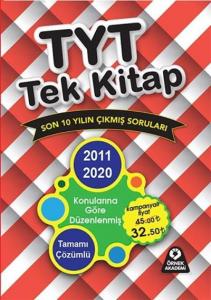 Örnek Akademi TYT Tek Kitap Son 10 Yılın Çıkmış Soruları 2011-2020 - KAMP. YENİ
