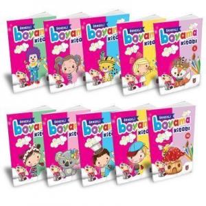 Örnekli Boyama Kitabı 10 Kitap Takım