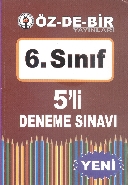 Özdebir 6. Sınıf 5'li Deneme Sınavı