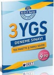 Ygs 3 Deneme Sınavı Koz Serisi( Kolay-Orta-Zor)