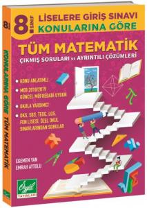 Özgül Yayınları 8. Sınıf LGS Konularına Göre Tüm Matematik Çıkmış Sorular ve Ayrıntılı Çözümleri Özgül