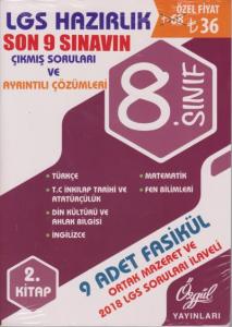 Özgül 8. Sınıf LGS Son 9 Sınavın Çıkmış Soruları ve Ayrıntılı Çözümleri 2. Kitap-YENİ