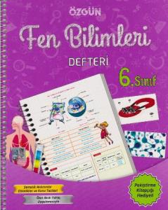 Özgün 6. Sınıf Fen Bilimleri Defteri
