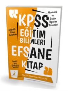 2019 KPSS Eğitim Bilimleri Efsane Tek Kitap Konu Anlatımlı