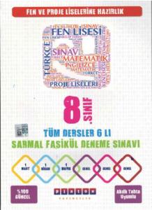Platon 8. Sınıf Tüm Dersler 6'lı Sarmal Fasikül Deneme Sınavı