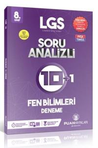 Puan Yayınları 8. Sınıf LGS Fen Bilimleri Soru Analizli 10 Artı 1 Deneme-YENİ