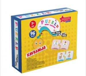 Puzzle Kavramlar Okul Öncesi Akıl ve Zeka Oyunu 3 Yaş